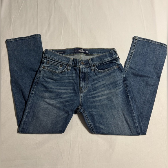 Hollister Men's Straight Blue Jeans - Picture 1 of 6